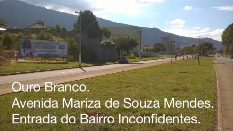 Outdoor Ouro Branco Entrada Bairro Inconfidentes