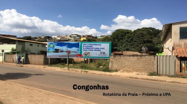 Outdoor Congonhas Rotatoria da praia proximo a upa