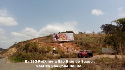 Outdoor BR 383 Proximo a Sao Bras do Suacui Sentido Sao Joao Del Rei